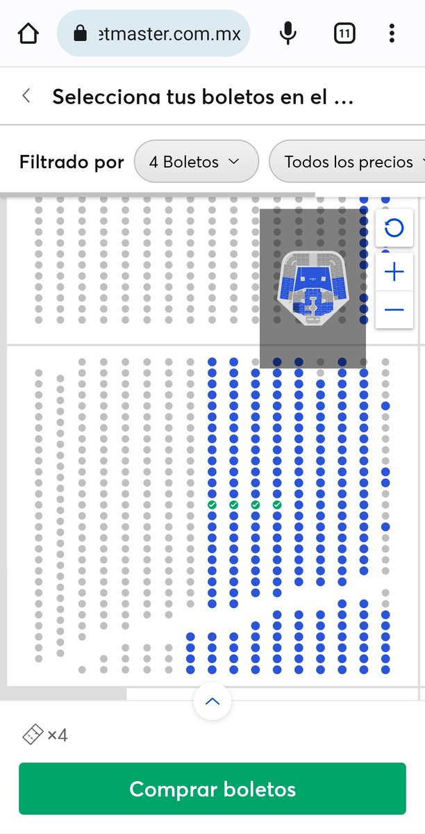 cl_valerio's tweet photo. @ailoviutl Por qué si seleccionas los boletos en una fila te los marca en distintas?  Es normal? https://t.co/sv3UyHGpPl