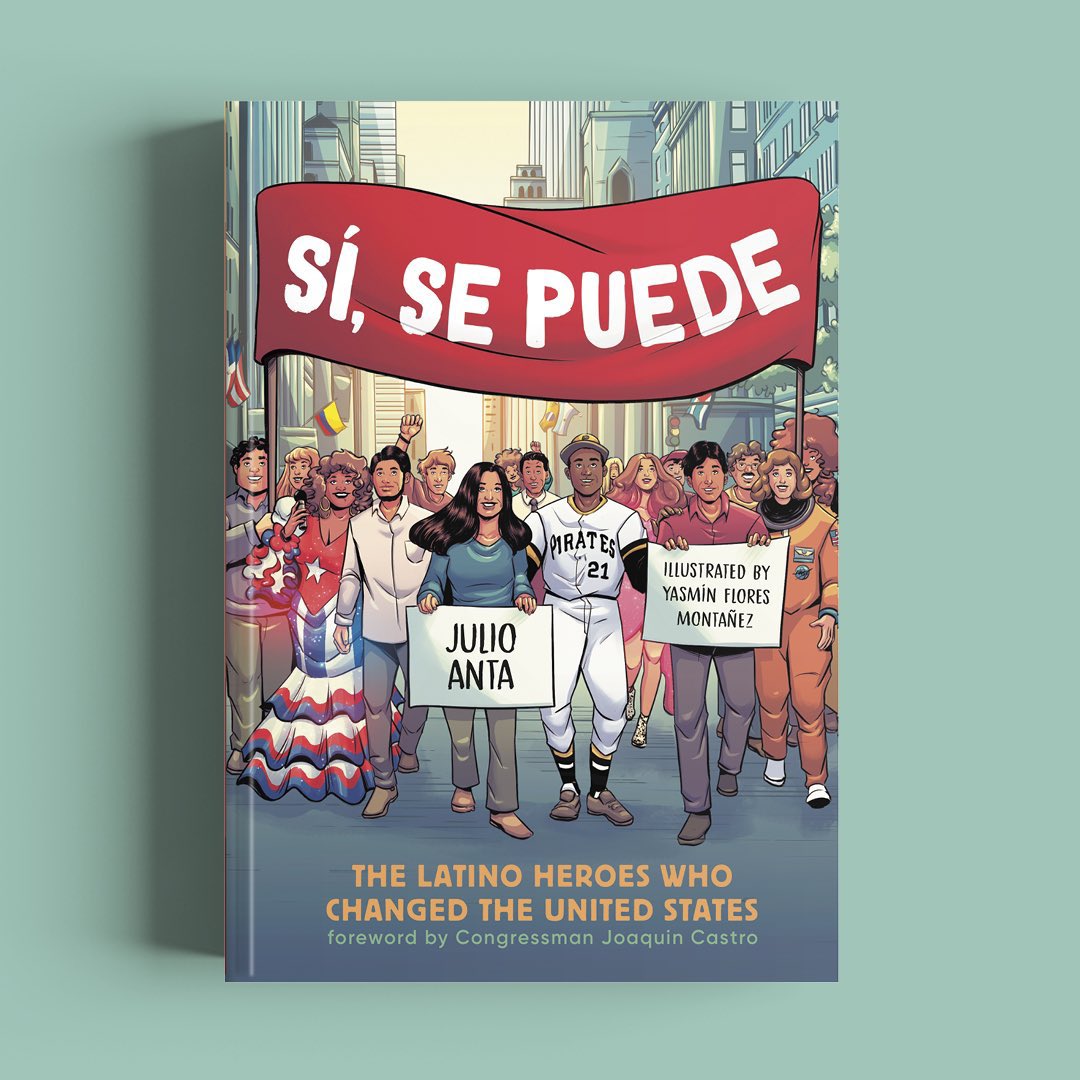 Sí, Se Puede takes us on a adventure through history to tell and celebrate the stories of the Latinos that have changed the USA.  

Sí, Se Puede hits the shelves on 10/10/23! You can pre-order your copy today! 💕

In the meantime, let’s see who can you spot in this cover? 👀