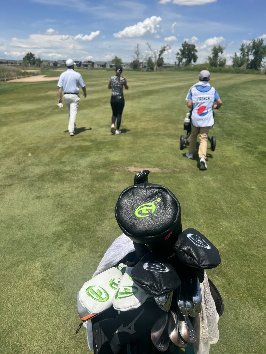 GOLFTEC's tweet photo. Day 2 at the Women’s @ColoradoOpen. Let’s get it! @hannahbggg @acaseofthegolf1 #TeamGOLFTEC https://t.co/LyM6ZBIiw2