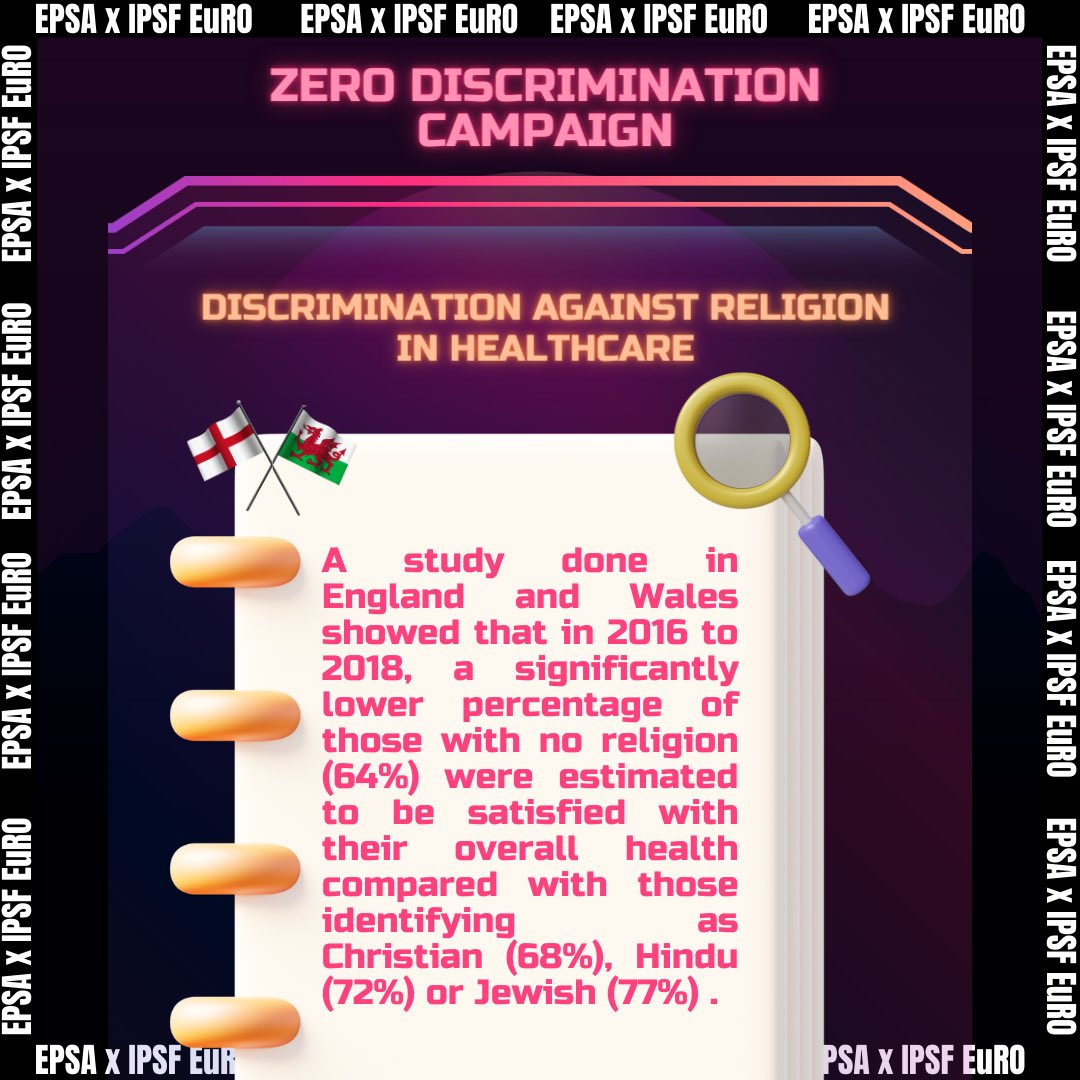IPSFeuro's tweet photo. 🤝Together, we can build a future where ethnicity and religion never hinder access to quality healthcare.
🤍@EPSA_Online @IPSFeuro
#DiverseUnity
#EqualCareForAll #EmbracingDifferences #ZeroDiscrimination https://t.co/Ov5XieG9V3