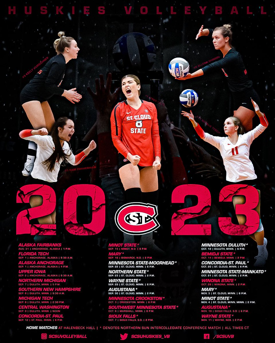 𝙈𝙖𝙧𝙠 𝙔𝙤𝙪𝙧 𝘾𝙖𝙡𝙚𝙣𝙙𝙖𝙧𝙨.

Our 2023 schedule is here ‼️🤩

🔗 bit.ly/3JbPJNO

#HuskiesVolleyball 🐾