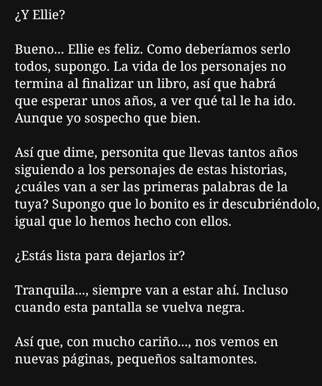 Valiana_15's tweet photo. #LLDFfinal
No paro de llorar, el sentimiento de saber que una de tus sagas favoritas llega a su final te mata internamente, aunque te consuela saber que son felices 😭❤️🩹
Gracias Joana por todo, por ellos ❤️ https://t.co/pfzbcnDFRJ
