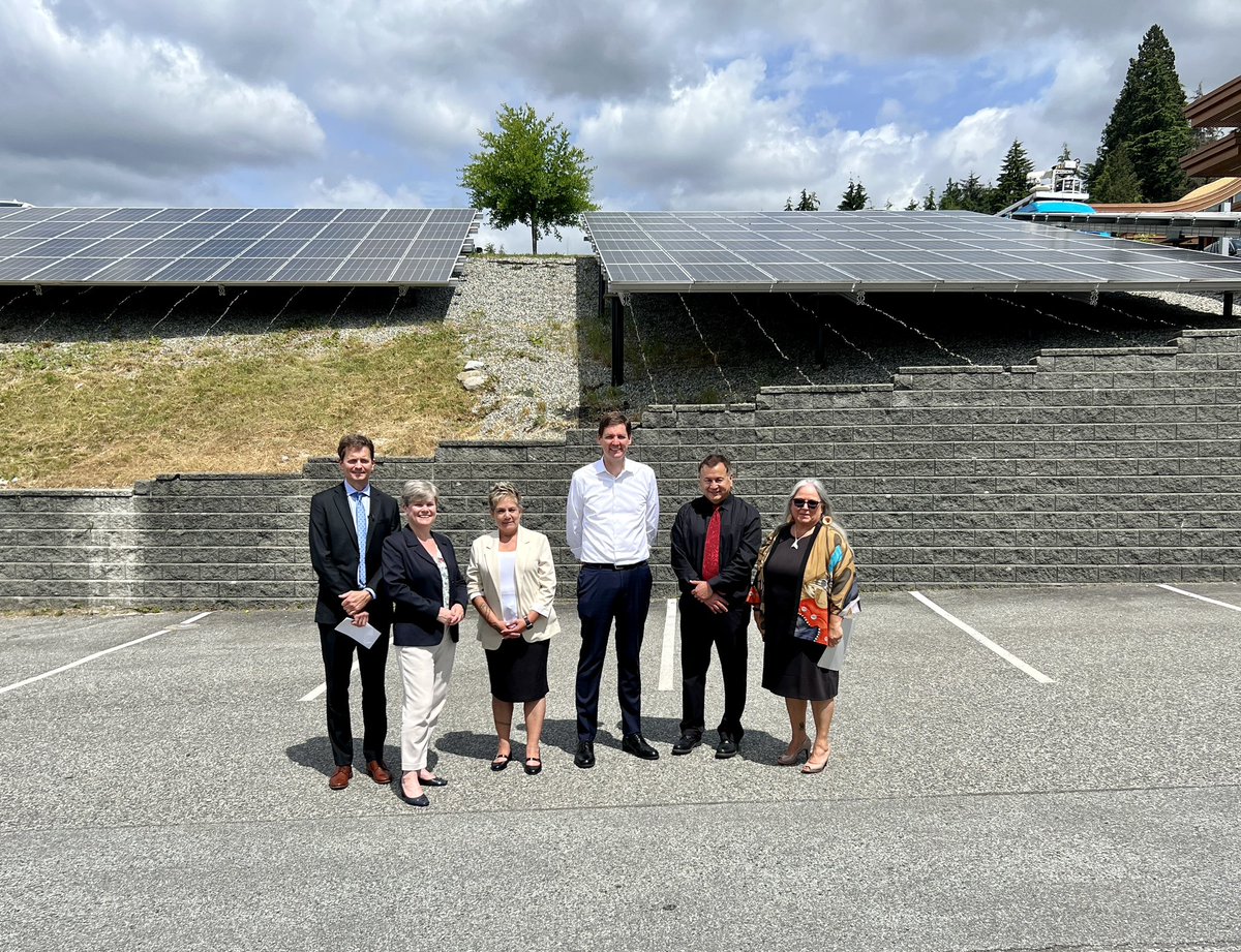 Honoured to visit Chief Jen Thomas at @tsleilwaututh today with Premier @Dave_Eby to announce $140 million for the B.C. Indigenous Clean Energy Initiative that will open up new opportunities for First Nations clean energy projects! #CleanBC #StrongerBC news.gov.bc.ca/29000