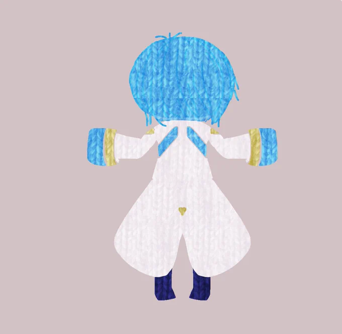 再掲あみぐるみKAITOくん こんなのほしい