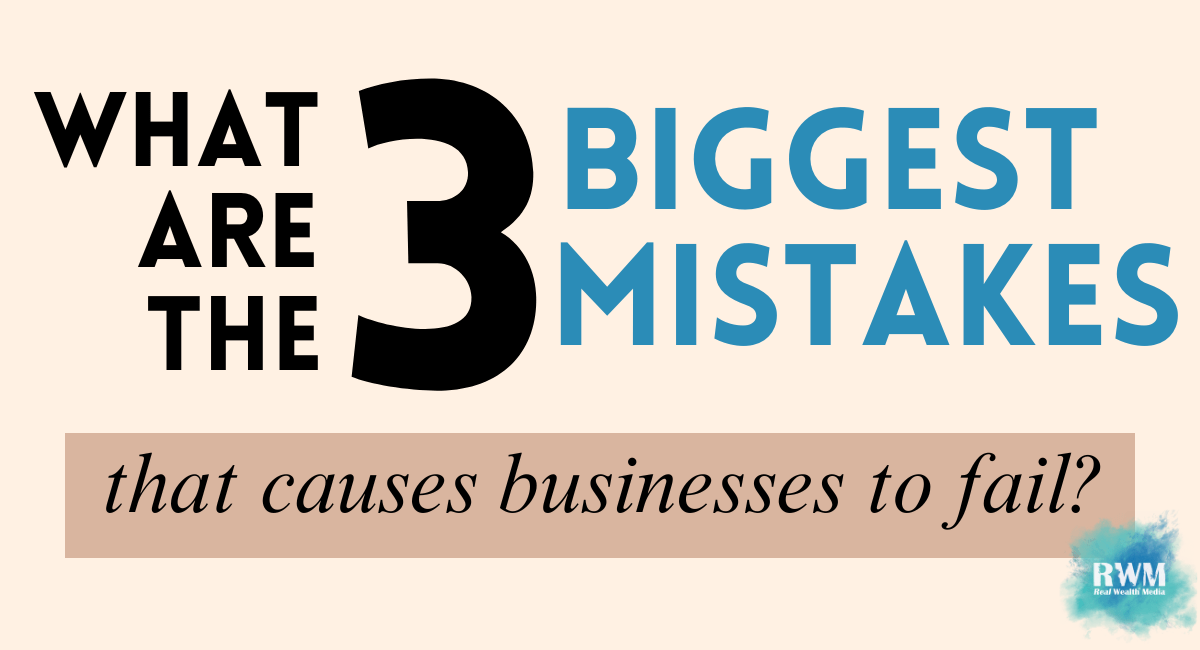 What are the 3 biggest mistakes that cause people’s businesses to fail? Find out in this episode so you don’t make the same mistakes! alrt.mx/dm9pV