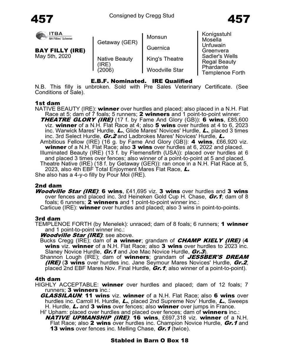 WinningWaysR's tweet image. After a protracted battle with the great David Minton, delighted to have bought this smashing Getaway filly for €65k to go into training with Peter Fahey. From a family of black type mares, I have just one 10% share left so don’t miss out, get in touch and join the winning team.