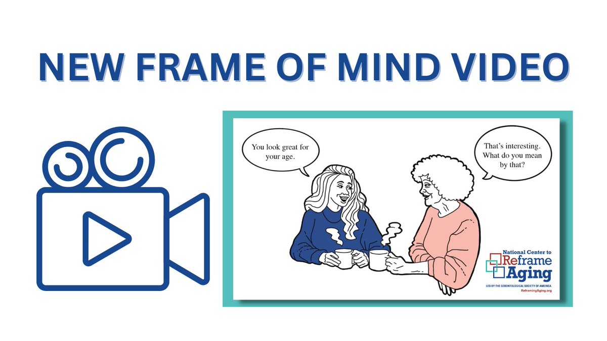 johnahartford's tweet image. WATCH | @ReframingAging has added a NEW addition to the 'Frame of Mind' video series: "Confronting Our Implicit Bias About #Aging." This video series features two-minute videos about the principles of #ReframingAging.

Watch it here: ow.ly/ce7S50OPrKk