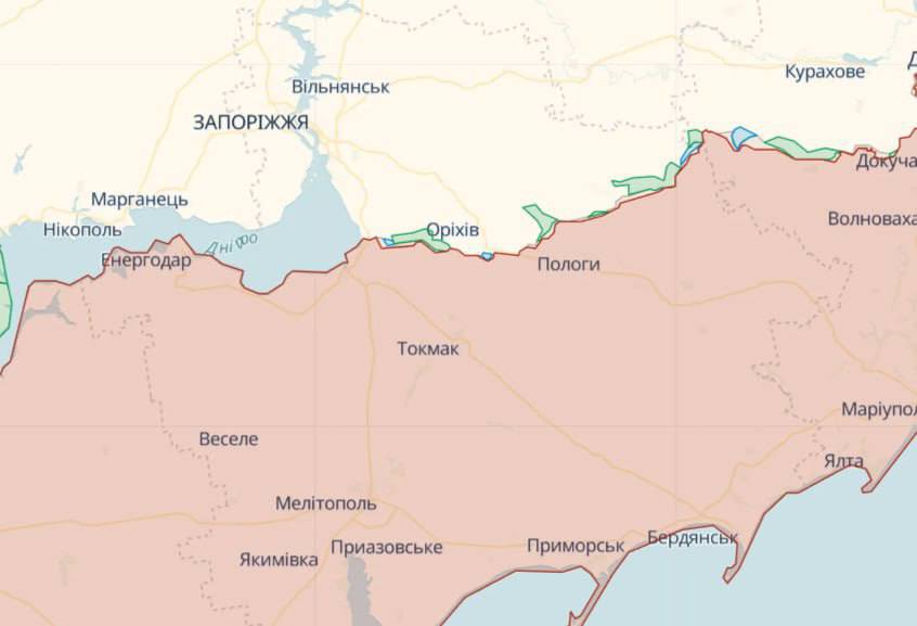 Askeri birlikler Zaporozhye bölgesindeki 7 yerleşim birimini kurtardı, Oleksiy Gromov

Genelkurmay Ukrayna; Melitopol istikametinde 3 km'ye kadar ilerledi. 22 km2. alındı.

Berdyansk yönünde ise: Levadne, Novodarivka, Neskuchne, Storozhove, Makarivka, Bilogorivka. 81 km2. Alındı