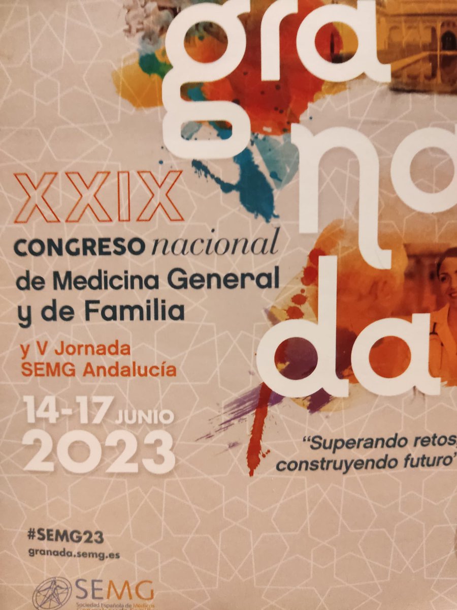 XXIX Congreso Nacional <a href="/SEMG_ES/">SEMG 🩺 #OrgullososDeEstarALaCabecera👩‍⚕️👨‍⚕️</a>  en Granada 👩🏻‍⚕️👨🏻‍⚕️
Y ahí estamos, junto a <a href="/_REiCOP/">REiCOP</a>  y <a href="/AndaluciaCovid/">CovidPersistenteAndalucía</a>  💪🏼📢 
#CovidPersistente #LongCovid  <a href="/longcovidspain/">LongCovid ACTS(Autonom.Communities Together Spain)</a>