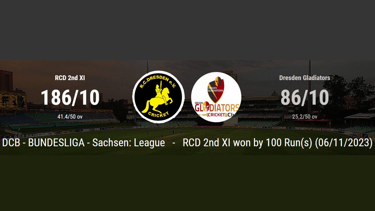 CricketRcd's tweet photo. Last weekend was an excellent 50 overs game between RCD 2nd XI and Dresden Gladiators. 

#dresden #dresdenliebe #dresdencity #dresdensport #cricketdresden #dresdencricket #cricketingermany #1rcd1family #rcdcric #rcdresden #cricketsachsen #cricket4life #germany #germancricket https://t.co/0V6gTb6Gve