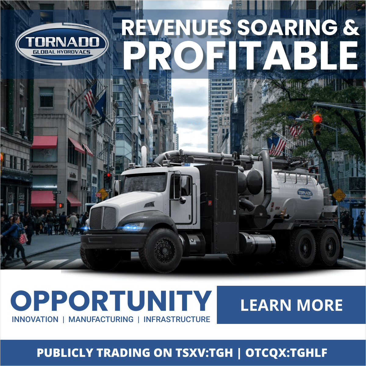 Learn More About Tornado Global Hydrovacs:    

howardgroupinc.com/tornado/ 

$TGH.V | $TGHLF #tornado #tornadoglobalhydrovacs #tsxv #otcqx #trucks #beacon #beaconsecurities #eps #earnings #growth #ebitda #ebitdas #cashflow #netpositive #profit #profitable