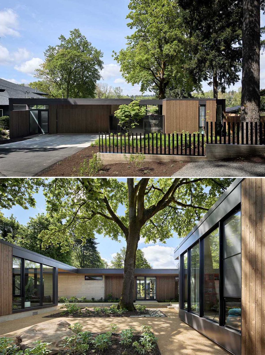 Visitors are sure to enjoy the outdoor space found at this house. #homestyle #contemporaryhomes  cpix.me/a/171652386