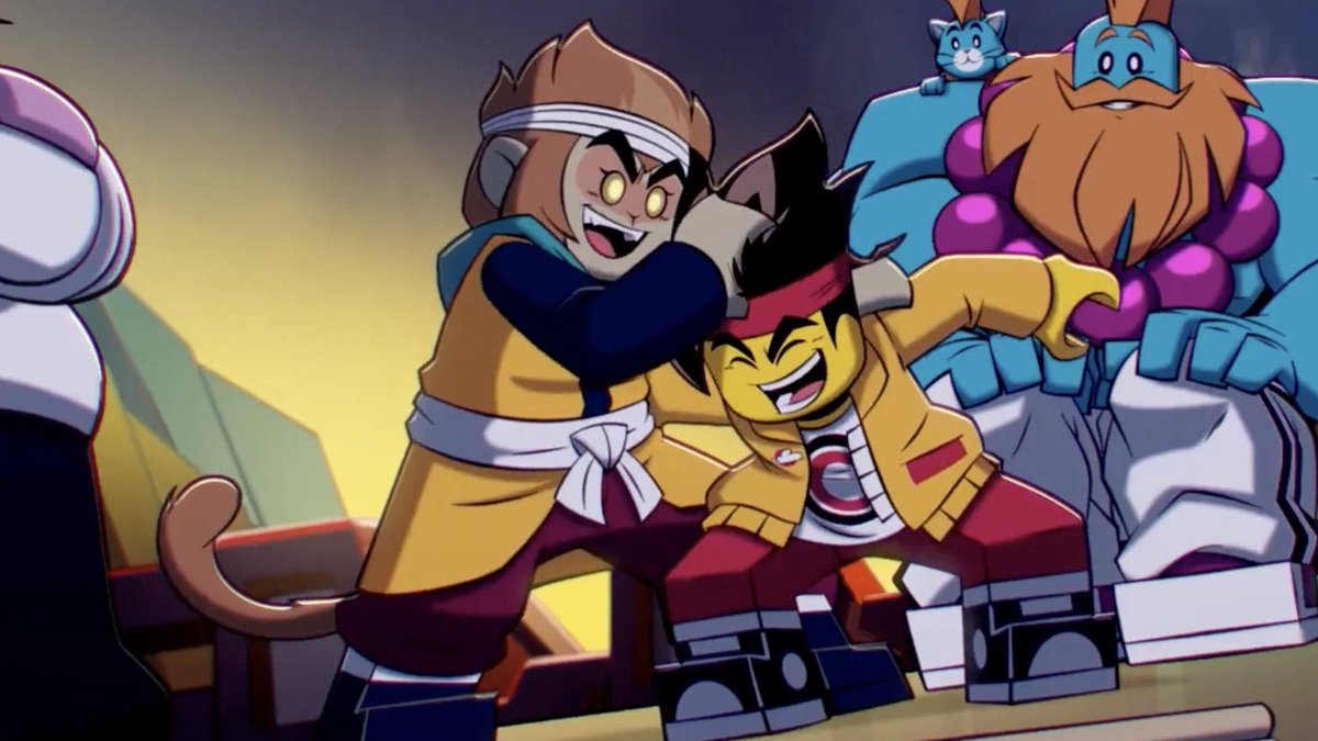 SkyAzureEclipse's tweet photo. sometimes i think about what dynamic i see wukong and mk as, brothers, father and son, uncle and nephew, idk why but i don’t really feel like any of those apply to them, they’re definitely family, but not something that can be labelled, like most found families are https://t.co/Rw7aqCDJ6F
