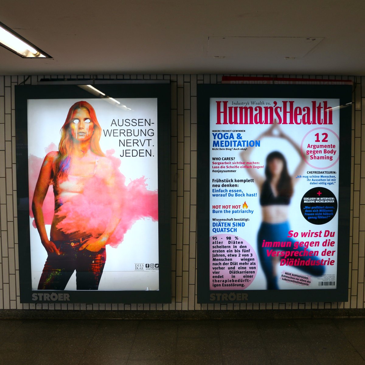 nervtjeden's tweet photo. Wir haben uns 10 Titel der #WomensHealth angeschaut und unsere Verachtung für die Diätindustrie zum Ausdruck gebracht. #HumansHealth @trust_the_girls #gntm #gntm2023 https://t.co/EZYb5jqf5E