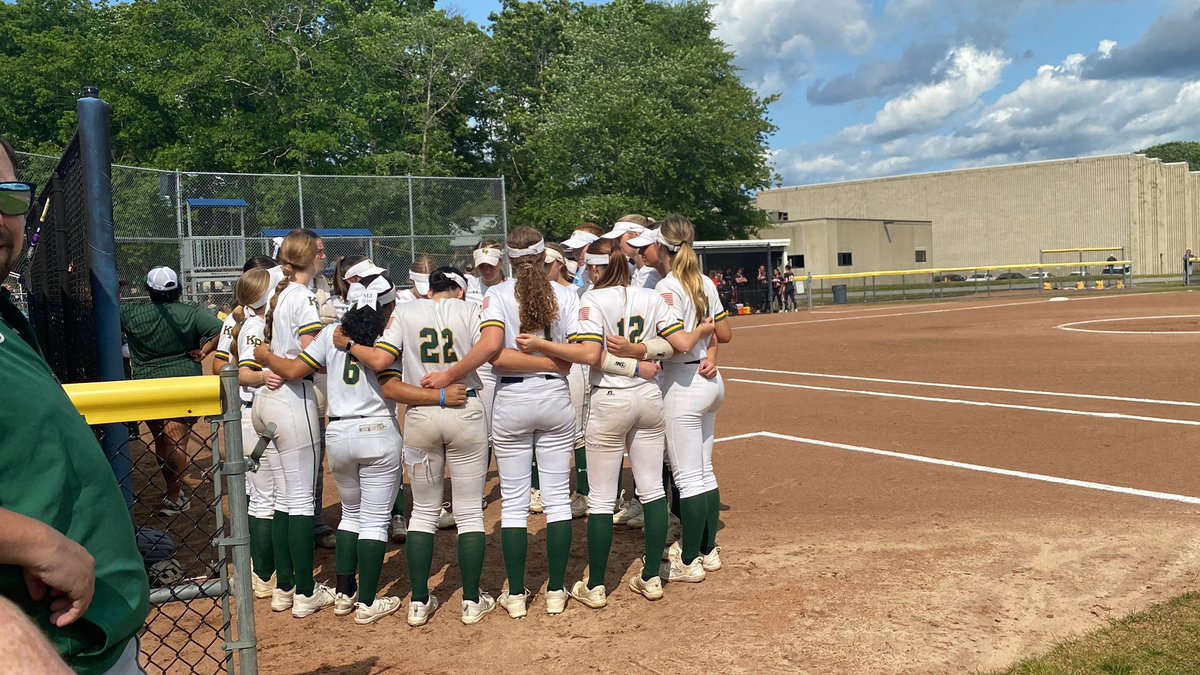 At UMass Dartmouth for a D1 softball semifinal, #2 King Philip (23-2) taking on #3 Taunton (22-1), teams split two great games in the regular season and shared the league title, they’ve outscored teams by a combined 510-58 this year, including 38-2 in the tournament #hockomock