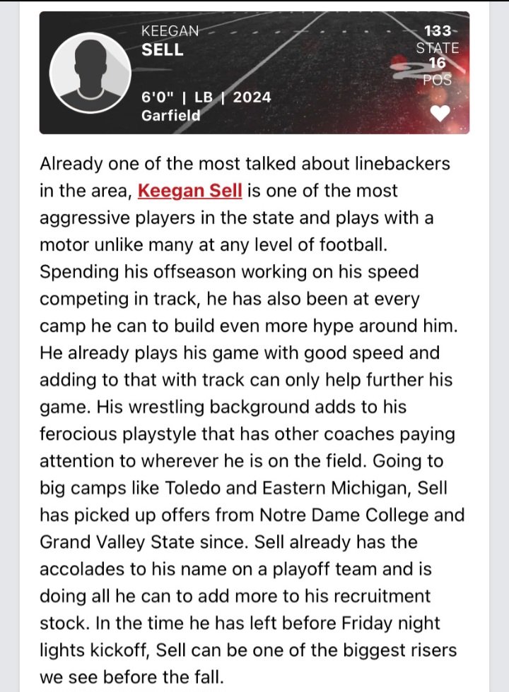 sell_keegan's tweet photo. I appreciate the article!
"Motor unlike many"
@MattLofgren1 @PrepRedzoneOH @JAGGMENFB https://t.co/LTNBp5Rt79