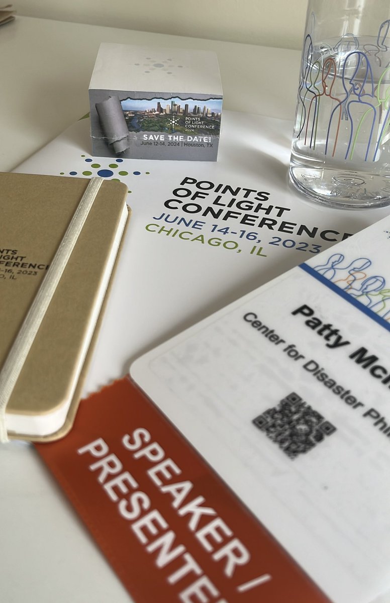 McIlreavyP's tweet photo. Excited to be in Chicago for the @PointsofLight conference!
Looking forward to my Civic Talk tomorrow on building community equity with @Matterport’s Qadira Harris, HandsOn New Orleans’ Chris Cameron and Megan Bultman of @allstate Foundation.
#pointsoflight23 @funds4disaster https://t.co/CtQq6Nvidm