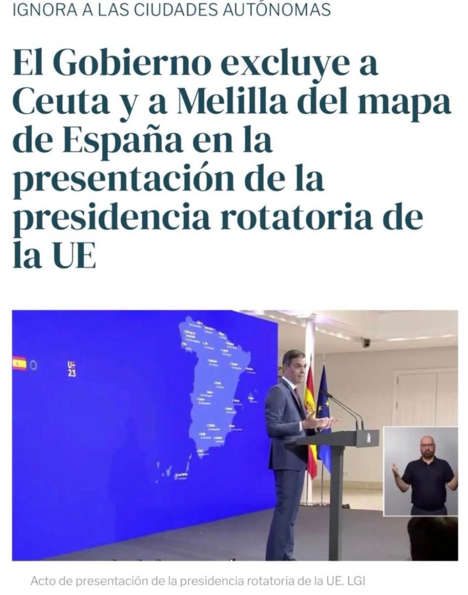 ¿Dónde están Ceuta y Melilla en ese mapa, traidor hijo pvtísima??