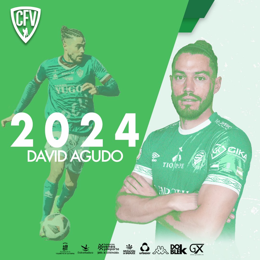 David Agudo 2024💚

No iba a acabar el día como si nada ¿no?😏

Con todos vosotros el primer fichaje para la temporada 23/24

Bienvenido a Villanueva David🫂

#avantivillano
