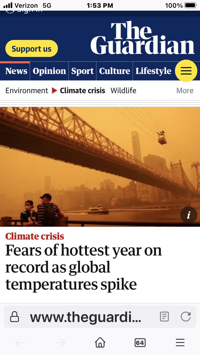 The #ClimateScam is all about fear. ⁦@guardian⁩