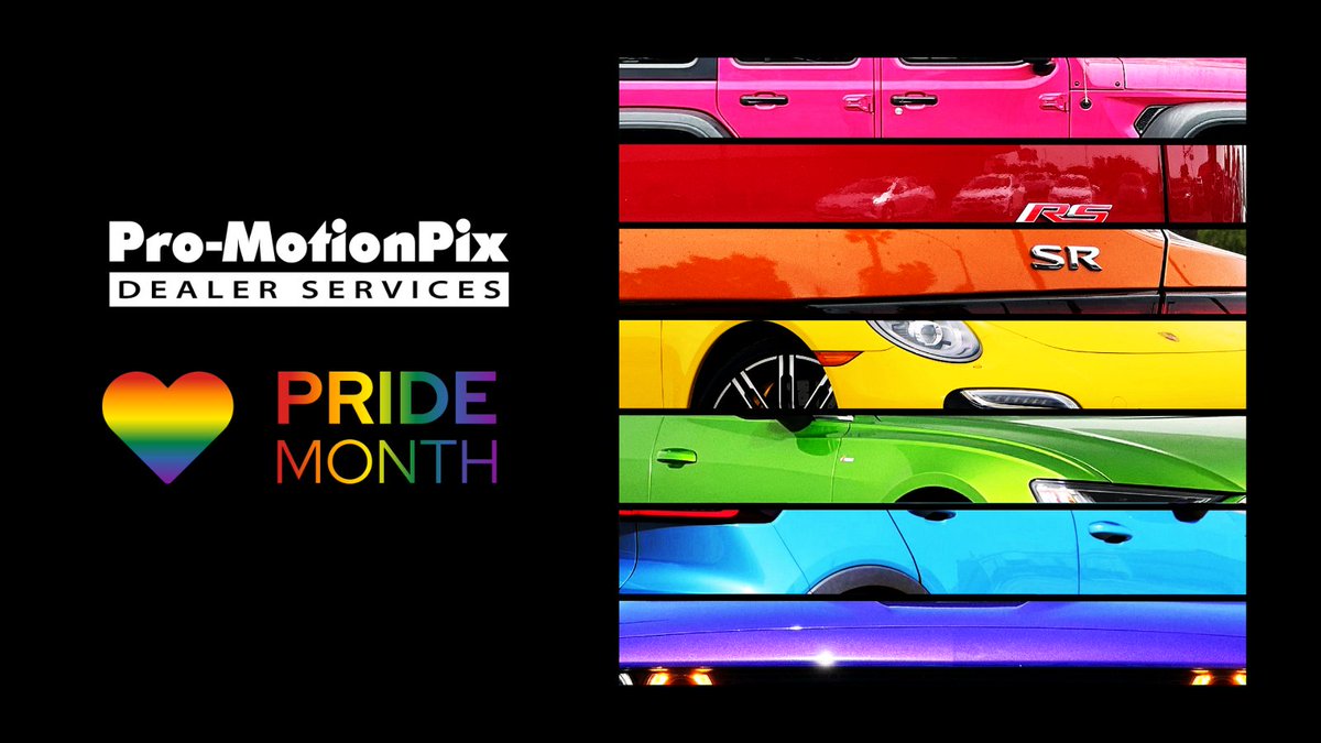 Happy Pride Month from all of us at Pro-MotionPix!

#DealerServices #ProMotionPix #Automotive #AutomotivePhotography #DealershipMarketing #VehicleMarketing #PrideMonth