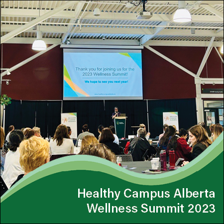 sinneave's tweet photo. Sinneave's Amy Tatterton and Jay Haukenfrers were at @RedDeerPolytech this week, connecting with #PostSecondaries at the #HealthyCampusWellnessSummit, hosted by #CanadianMentalHealthAssoc. and #HealthyCampusAB Of course, they found Zoe, a 4-legged @stjohn_ab volunteer. 🐶 https://t.co/PcZBzdKZAm