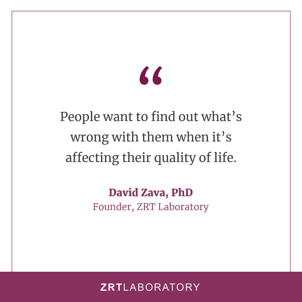 ZRTLab's tweet photo. Since hormones affect your entire body, they should be well balanced, and the only way to find out if theyβre out of balance is to test them. ππβ¨
#zrtlab #yourlabofchoice #hormonebalance #hormones #healthandwellness #founder https://t.co/WMDp2CA76K