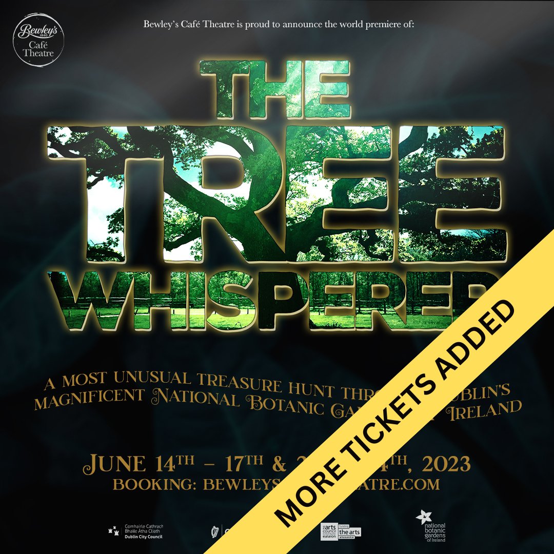 BewleysCTheatre's tweet photo. Now’s your chance! 🌳

Due to popular demand, we have released a small number of tickets for our previously sold-out walkabout show ‘The Tree Whisperer’.

Book them here: https://t.co/uSCXPTJjx2 https://t.co/Zi1taAT3Gm