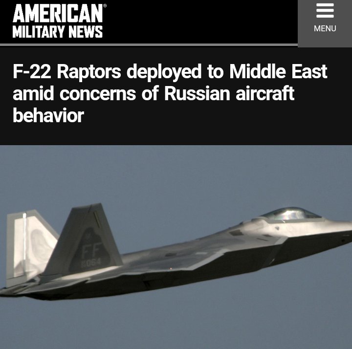 Bribery CRIMINAL Biden who should be IMPEACHED is deploying F-22 Raptors to the Middle East because the GOP is SITTING ON THEIR HANDS ALLOWING THIS CRIMINAL TO START WW3.

YOU ARE ALL COMPLICIT🔥

americanmilitarynews.com/2023/06/f-22-r…
