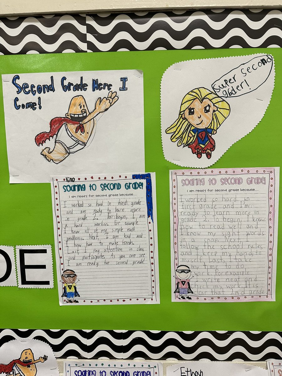 MissTesta22's tweet photo. These students are ready to Soar into Second Grade! 🦸‍♂️🦸🏽‍♀️🦹🏻‍♂️🦹🏼‍♀️ https://t.co/tzqQdiigkj