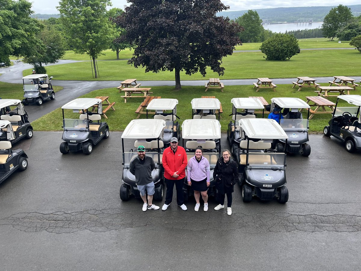 InclusionNB's tweet photo. Thanks to our friends at EXIT Realty Advantage Fredericton for a great day of golf at the Mactaquac Provincial Golf Course and for supporting our work! https://t.co/BOOusSd27z
