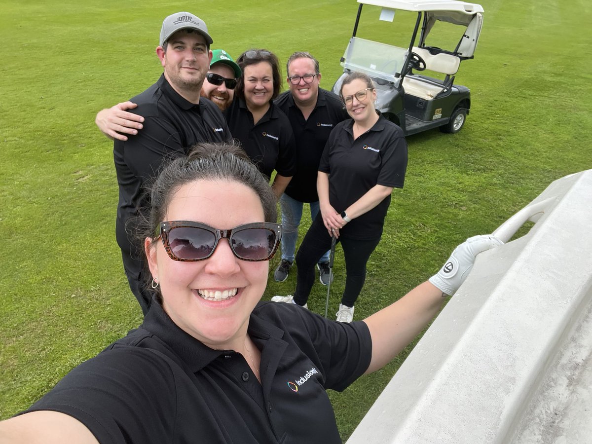 InclusionNB's tweet photo. Thanks to our friends at EXIT Realty Advantage Fredericton for a great day of golf at the Mactaquac Provincial Golf Course and for supporting our work! https://t.co/BOOusSd27z