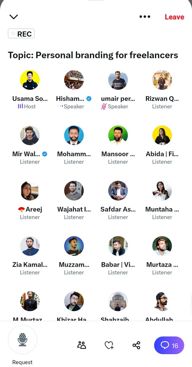 @_Usama_Sohail 
Thank For Hosting arranging this 
Space 🚀 Thank You Being Guru 
👑 Sir- @beinggurudotcom 
@Ziaakamal 🙌💐👍

#letsconnect #Bestspace #Hishamsarwar