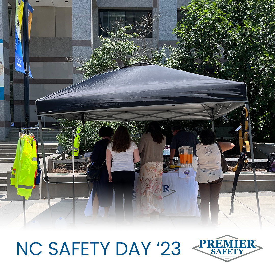 _premier_safety's tweet photo. It was an exciting day at NC Safety Day! Our team showcased Premier Safety's wide range of safety solutions, connecting with attendees and sharing valuable insights on safety possibilities. #NCSafetyDay #PremierSafety https://t.co/VnKDxkjwne