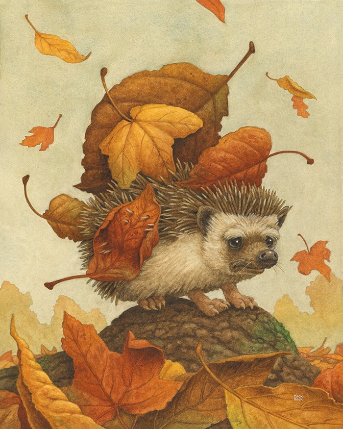 CommArts's tweet photo. CA Winner: @ZackRock contemplates the downsides of fall in this personal watercolor illustration. https://t.co/iuXey2zZiG https://t.co/rKpw7aUX43