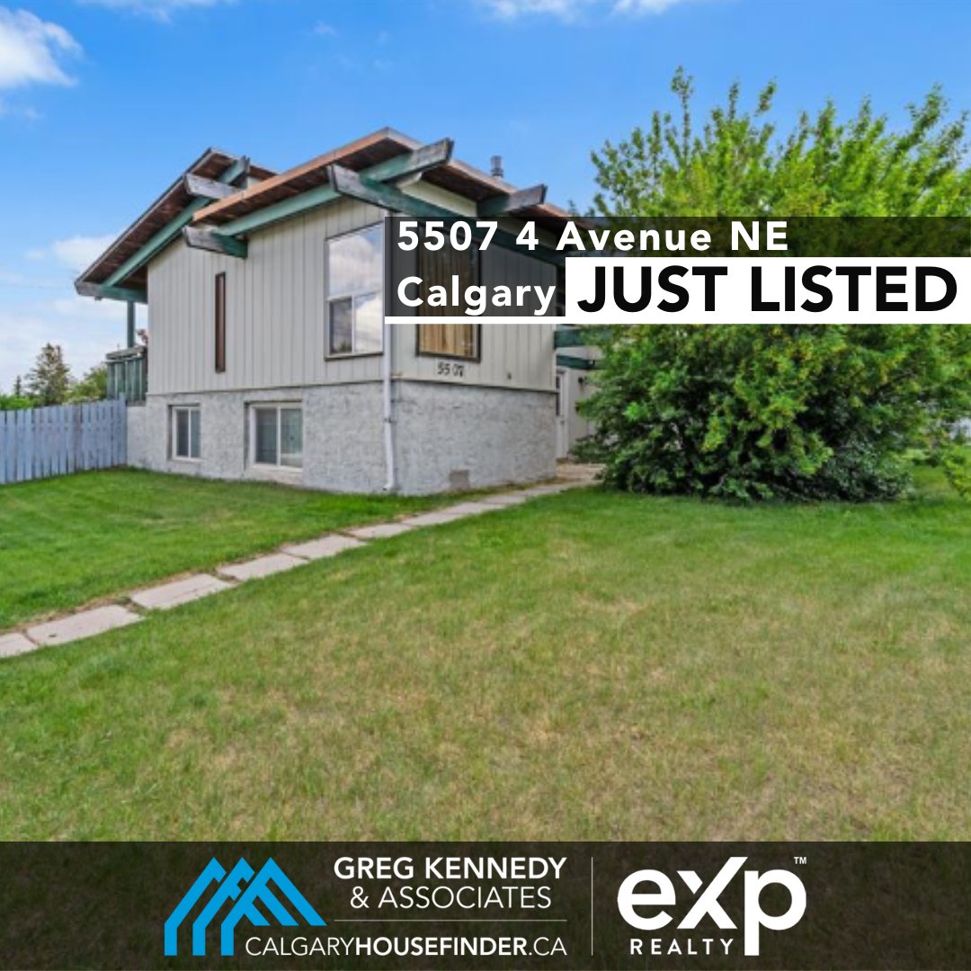 | Greg Kennedy & Associates with eXp Realty

⚠️NEW ON MARKET⚠️

🎯5507 4 Avenue NE, Calgary AB

#gregkennedyandassociates #calgaryhousefinder #justlisted #calgaryrealtor #calgaryrealestate #calgaryhomes #yyc #exprealty #airdriehomes #okotoksrealtor #realestate