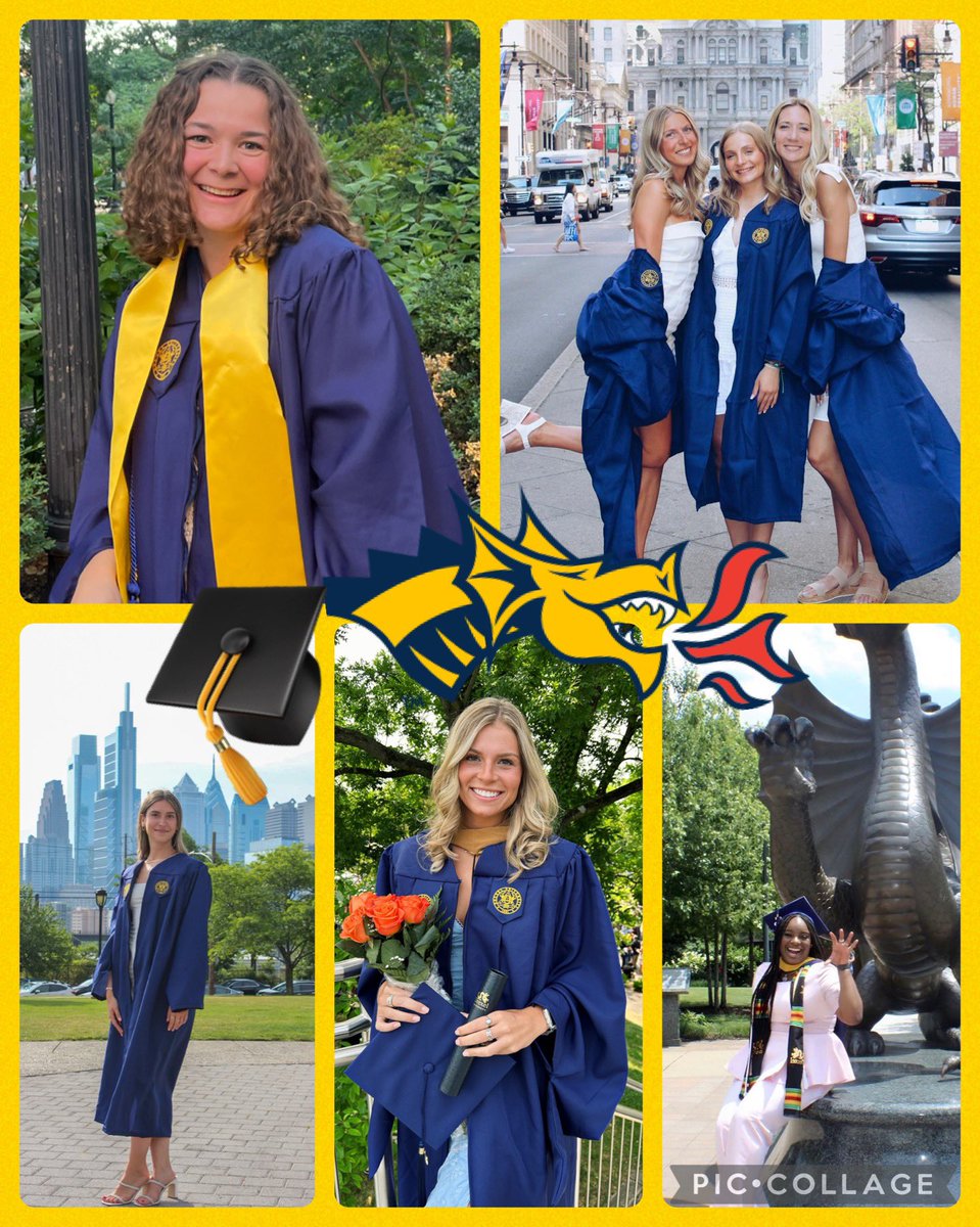 DUtwindragons's tweet photo. It’s Official…Congrats @torihyduke @maurahendrixson @tessabrugler @Nneso2 @cris_turcan #ESBR #nodoubt #drexelgrads 🔥🐉🎓 https://t.co/dAiEHWmmj0
