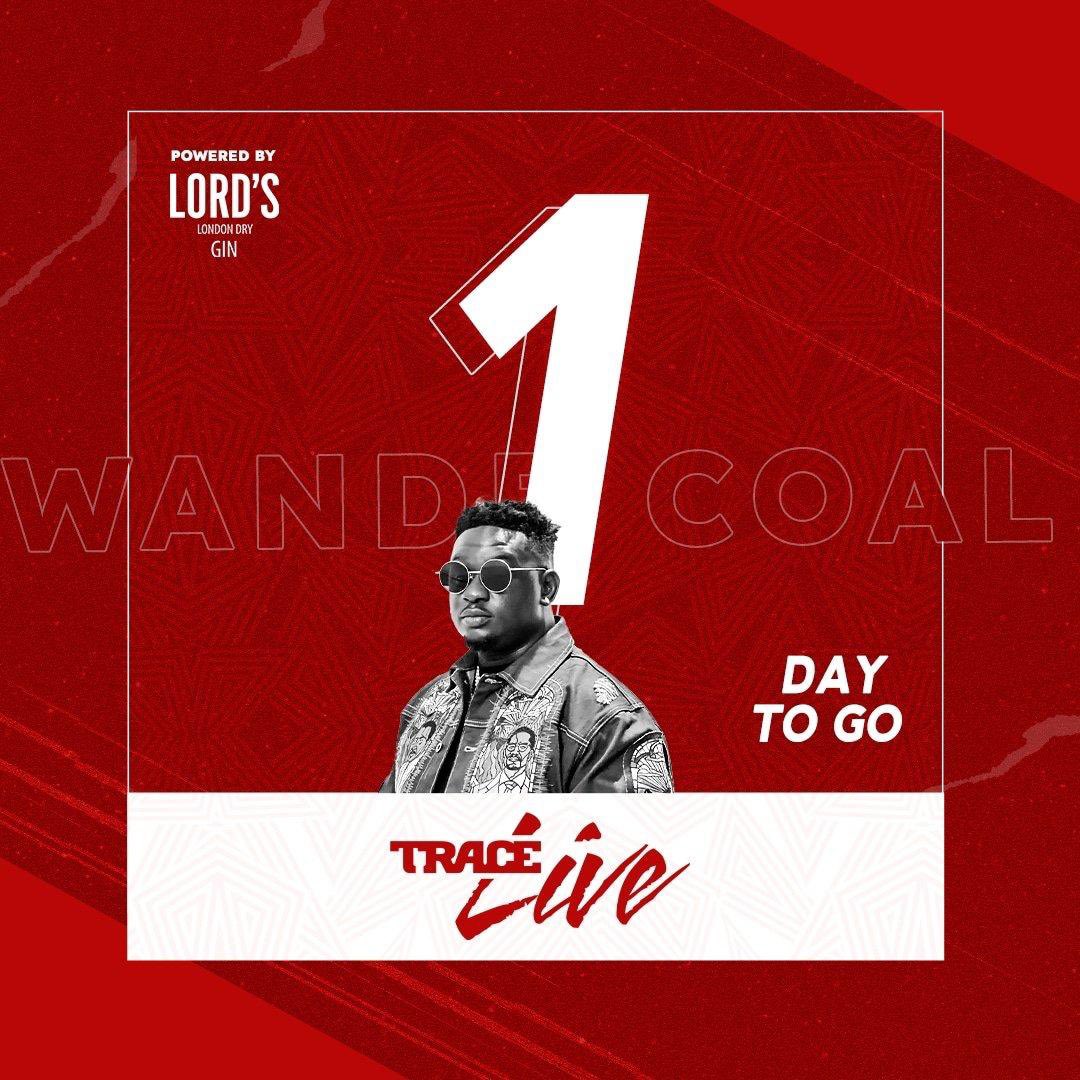 Wande Coal will be celebrated at the Lord's Dry Gin Trace Life concert tomorrow along with other amazing artists like Falz, Psquare and many more. 

Don’t miss out on this.  

#LordsGinTraceLive