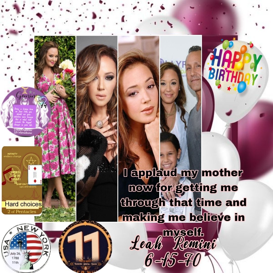 Happy birthday to Leah Remini      