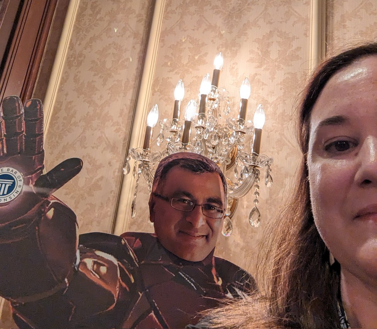 brichlen's tweet photo. Missing you at the AMC @Mahalaw , I gave you a high 5 as I passed through #SBWamc https://t.co/Z108x8ouDg