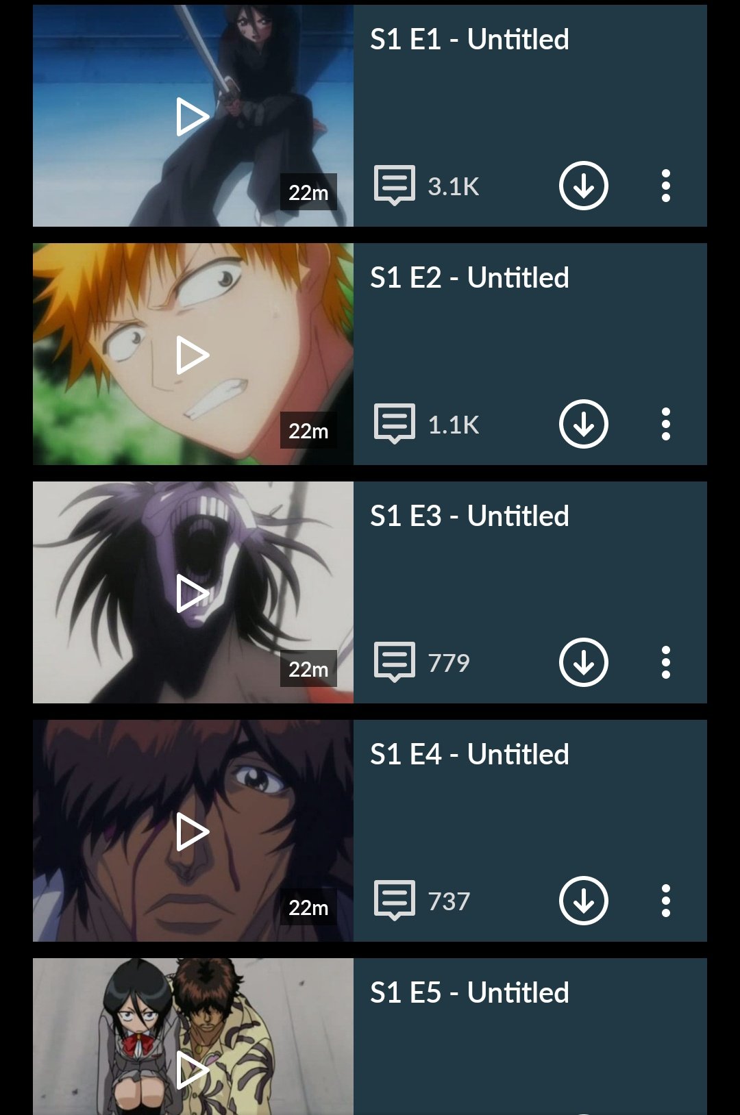 Viatrent on X: Wait what bleach is back on crunchyroll???? No way So will  tybw simulcast on crunchyroll?? All the eps are untitled too so ig they re  added it rn #BLEACH #