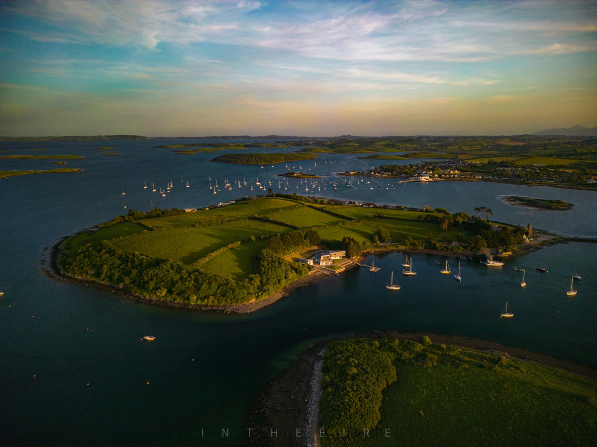intheEire's tweet photo. Sunset at Strangford Lough 🌤

📍 Sketrick Island, Down, Ireland

4K videos on my YouTube channel, link in bio 📽
⠀ ⠀⠀ ⠀
#northernireland #countydown #boattrips #sunsetshot #landscapeshots #droneireland #dronephotography #dji #djimini3pro #lightroom @ThePhotoHour https://t.co/tzaYWUEO2N