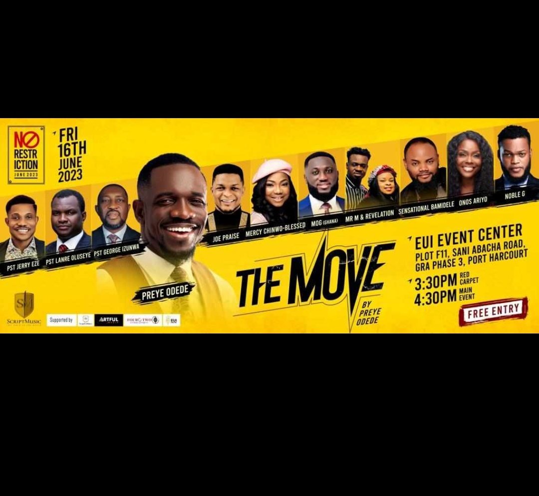 Ms__Barbee's tweet image. PH people, where would you rather be tomorrow?  Don't let this MOVE pass you by.
#PreyeOdede #TheMove #NoRestriction