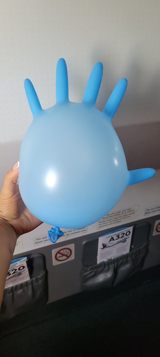 tweetatsara's tweet photo. The flight attendants on @FlyFrontier made a few of these for the kids on our way into @SyracuseAirport. Some even got a little face drawn on it. Such a cute idea to keep them busy in the last half hour of our flight! #flyfrontier https://t.co/qo7ANKt1pK
