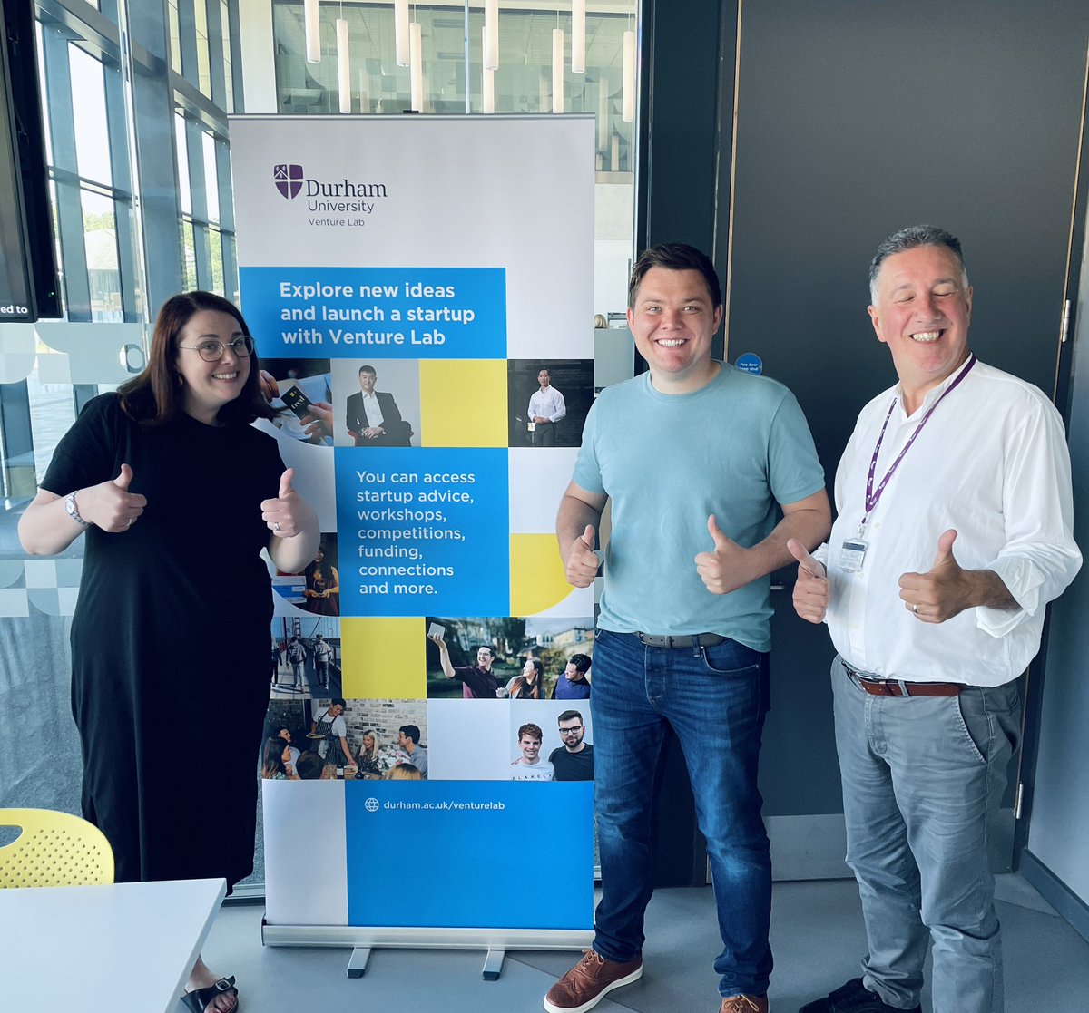 Chris Shannon (@chrisjcshannon) on Twitter photo Always a pleasure spending time with the <a href="/durham_uni/">Durham University</a> Venture Lab team
It was great to join the celebrations to congratulate members of the Durham entrepreneurial community on their many achievements.
Congrats to the team on another year of incredible entrepreneurial impact 🥂 Always a pleasure spending time with the <a href="/durham_uni/">Durham University</a> Venture Lab team
It was great to join the celebrations to congratulate members of the Durham entrepreneurial community on their many achievements.
Congrats to the team on another year of incredible entrepreneurial impact 🥂