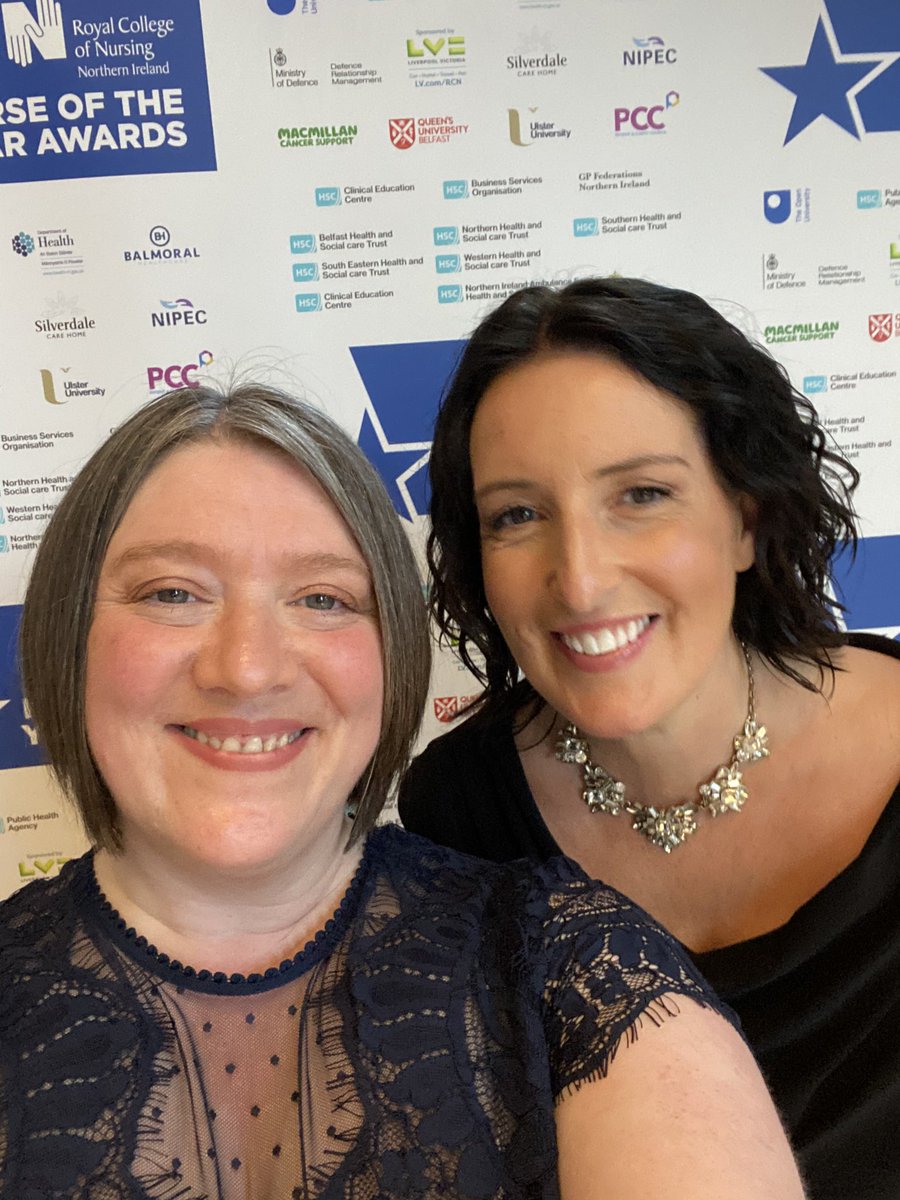 Me and <a href="/heresmewhat/">Christine Lynn</a> having THE BEST NIGHT at the #RCNNIAwards Some Craic #TeamHaem <a href="/RCN_NI/">RCN Northern Ireland</a>.