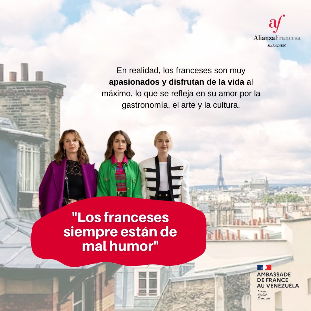 ¡Aprende francés! >> Inscripciones abiertas
#Alianzafrancesademaracaibo 
Más información: 📲 Teléfono: +58 424 6457717  
💌E-mail: Info.afmcbo@gmail.com 📌Ubicación: Av. 8 Santa Rita, entre calles 67 y 68. Maracaibo Edo. Zulia VENEZUELA.