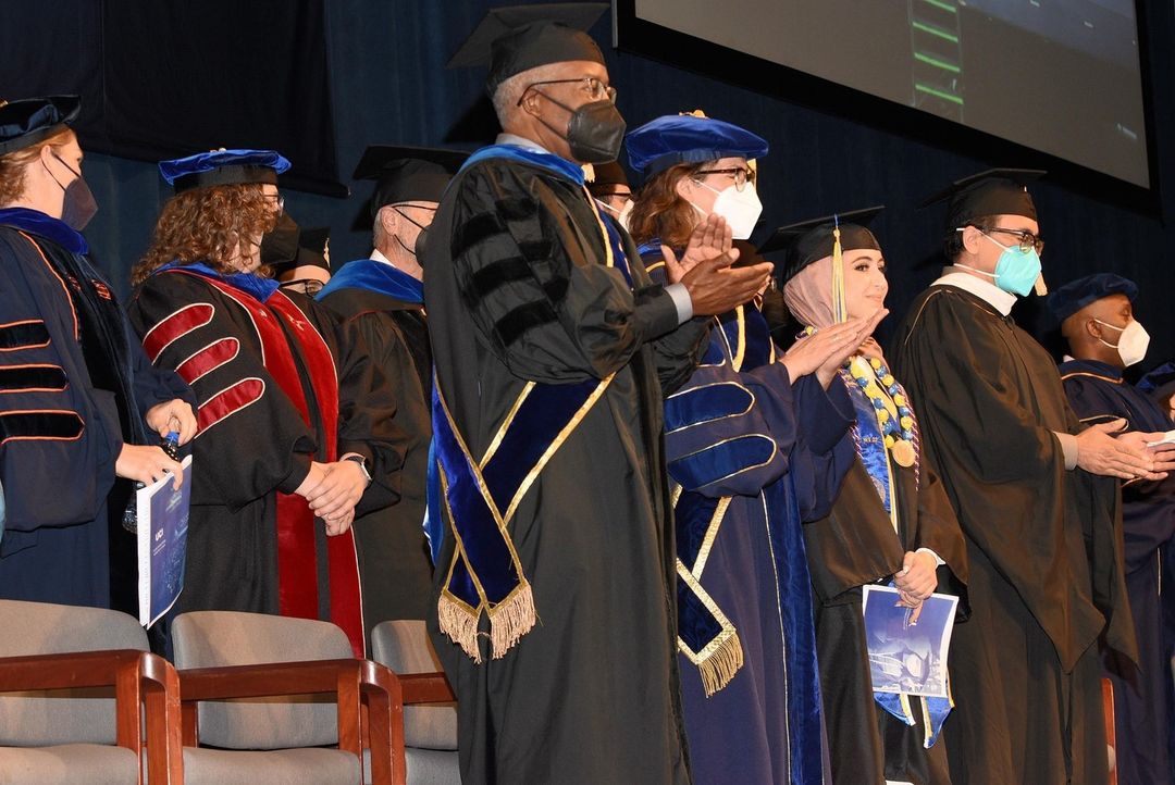 UCIrvineGD's tweet photo. #TBT to the 2022 Grad Hooding ceremony! This year's #GradEaters are going to be hooded this Saturday on June 17. Find details about the 2023 Commencement in the following link (the ceremony will be streamed on the same page): https://t.co/ne5n2Jvhqm

#UCIGradLife | #UCISuccess https://t.co/dLa7BD1O2P