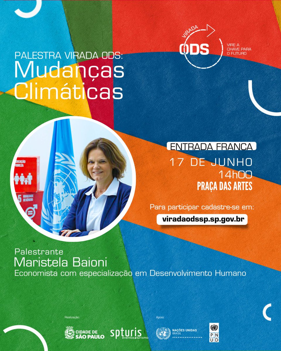 viradaods's tweet photo. No dia 17/06, na segunda edição da Virada ODS, convidamos a economista com especialização em Desenvolvimento Humano e vasta experiência no Programa das Nações Unidas para o Desenvolvimento (PNUD), Maristela Baioni, para mediar a conversa sobre Mudanças Climáticas. https://t.co/msZ3hr9eGq
