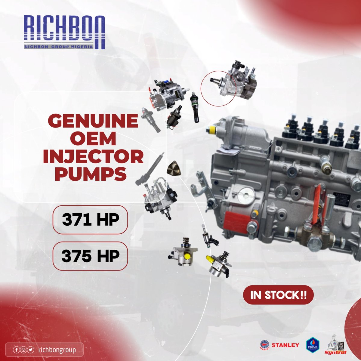 RichbonGroup's tweet photo. ๐ฃ Attention truck enthusiasts! ๐๐จ
Rev up your engines with our Genuine Injector pumps for Howo! ๐งโ๏ธ
๐น Available in 371HP and 375HP
๐https://t.co/Bm2a1I7giw๐
๐09038864422๐
โ๏ธsalesteam@richbongroup.comโ๏ธ
#HowoTrucks #GenuineInjectorPumps #ReliableEngines #Howo #sinotruk https://t.co/vvyUlyxSXF